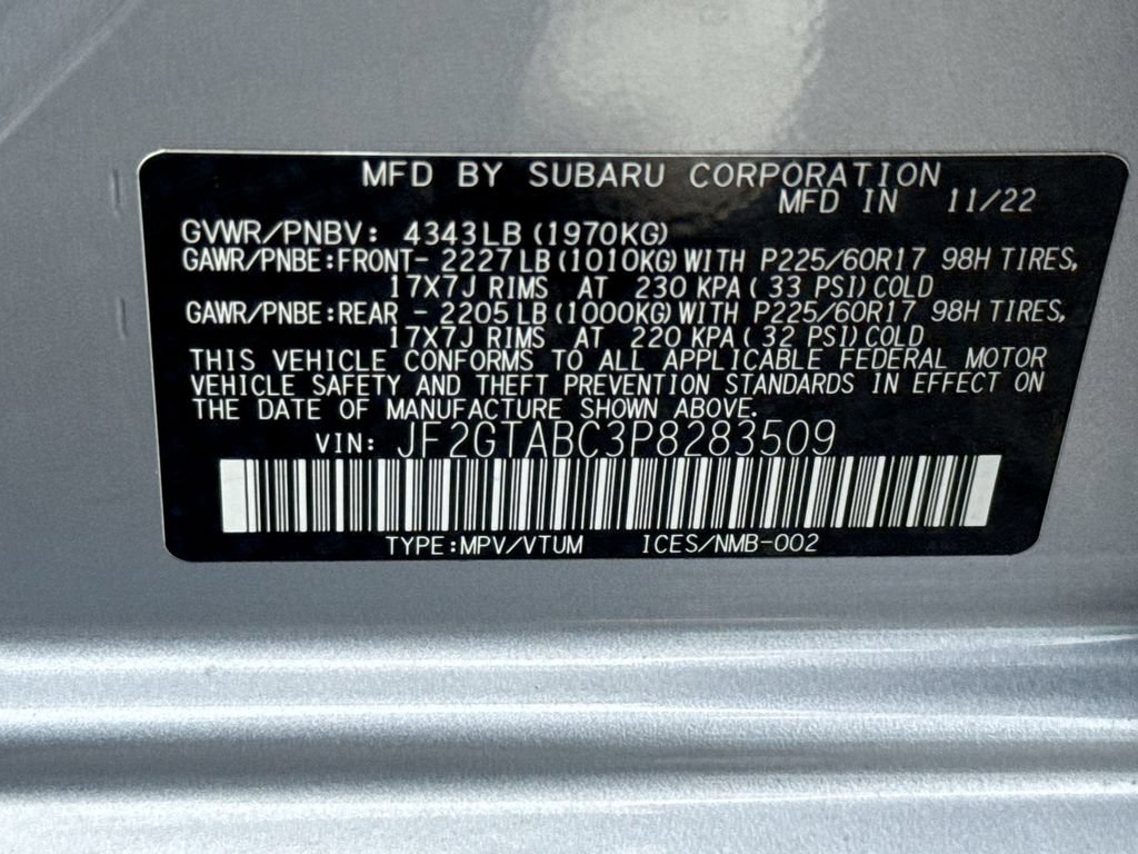 Used 2023 Subaru Crosstrek 2.0i AWD/4WD image 27