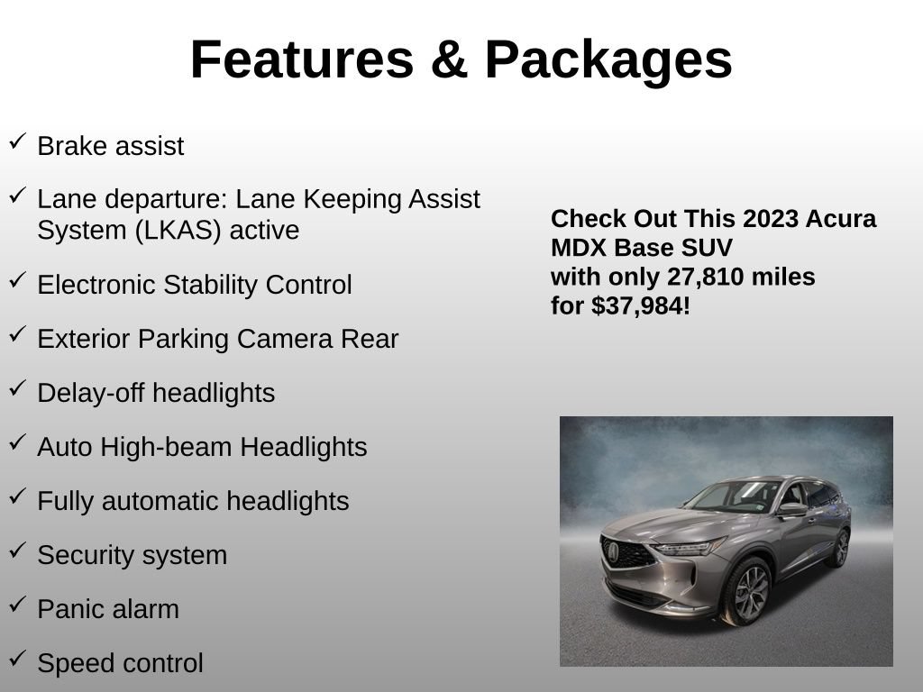Used 2023 Acura MDX w/ Technology Package AWD/4WD image 24