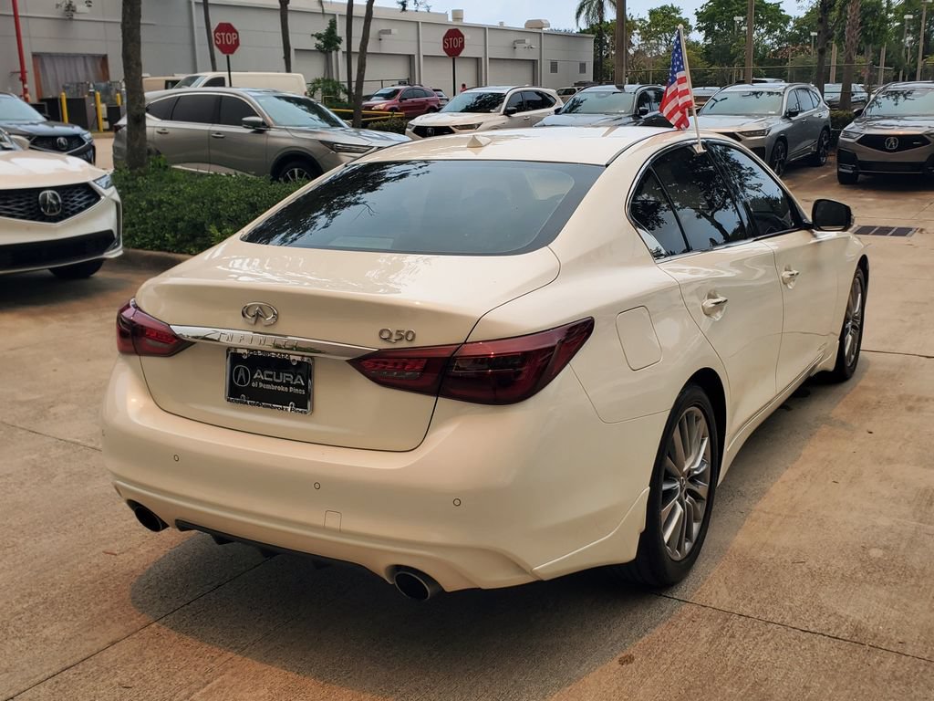 Used 2023 INFINITI Q50 Luxe w/ Cargo Package RWD image 7