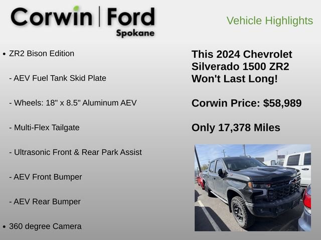 Used 2024 Chevrolet Silverado 1500 ZR2 w/ ZR2 Bison Edition image 8