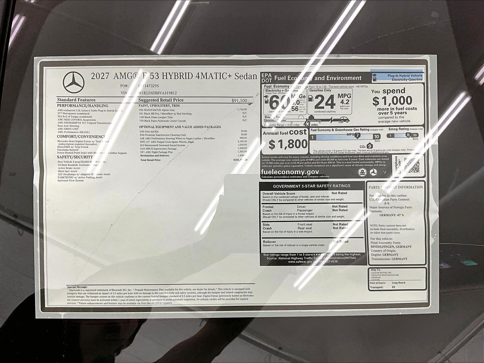New 2027 Mercedes-Benz E 53 AMG e 4MATIC Sedan image 17