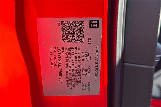 New 2026 Chevrolet Corvette Z06 w/ Z07 Performance Package image 36