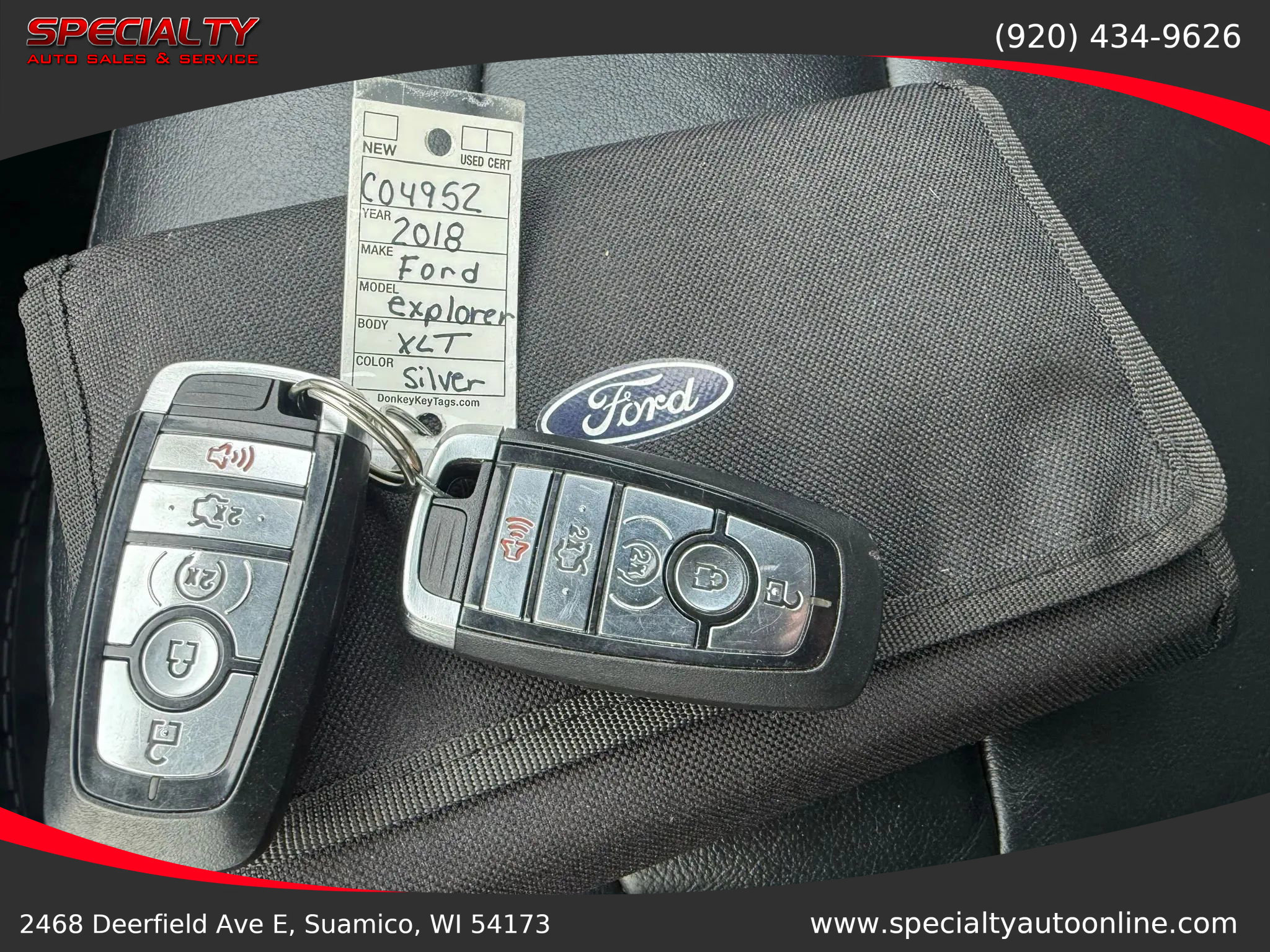 Used 2018 Ford Explorer XLT w/ Equipment Group 202A image 39