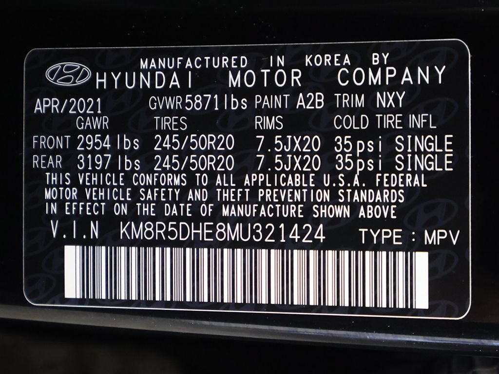 Used 2021 Hyundai Palisade Limited AWD/4WD image 60