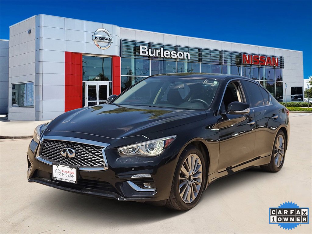 Used 2022 INFINITI Q50 Luxe w/ Cargo Package image 1