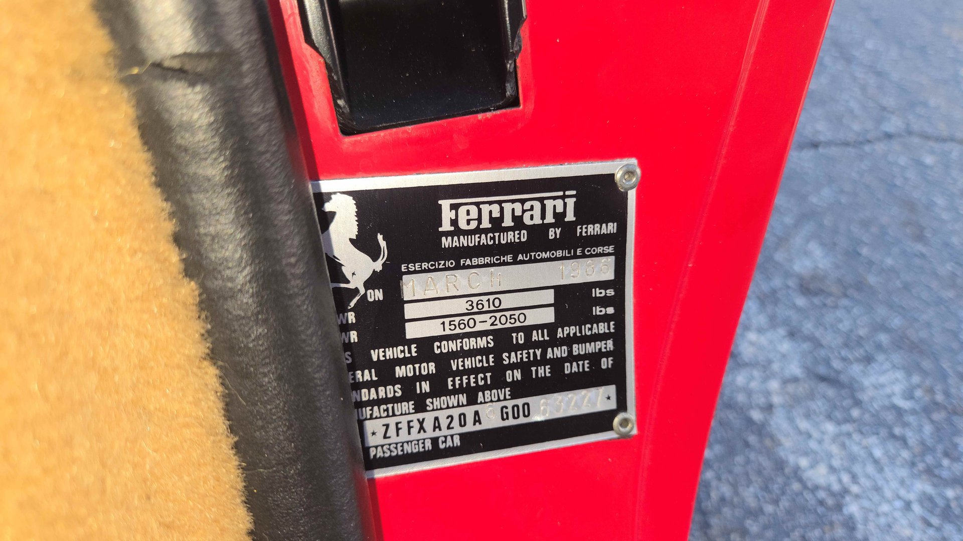 Used 1986 Ferrari 328 GTS image 12