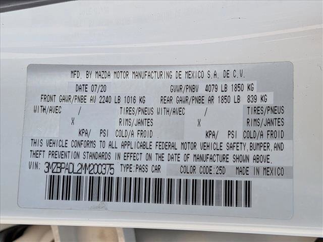 Used 2021 MAZDA MAZDA3 s FWD image 15