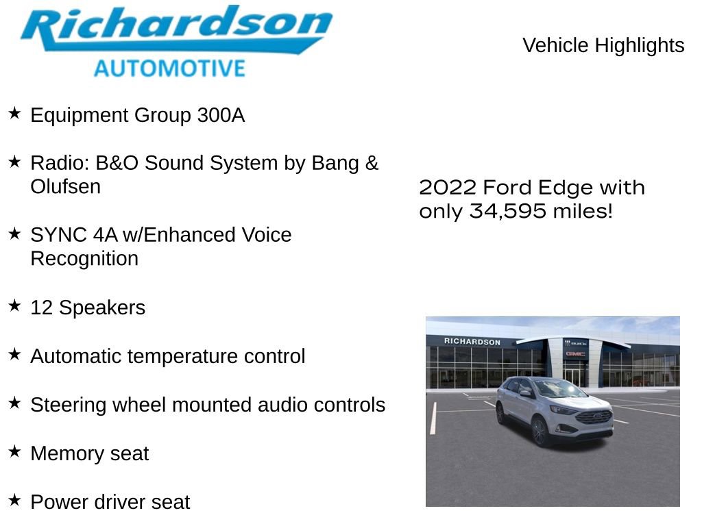 Used 2022 Ford Edge Titanium image 11