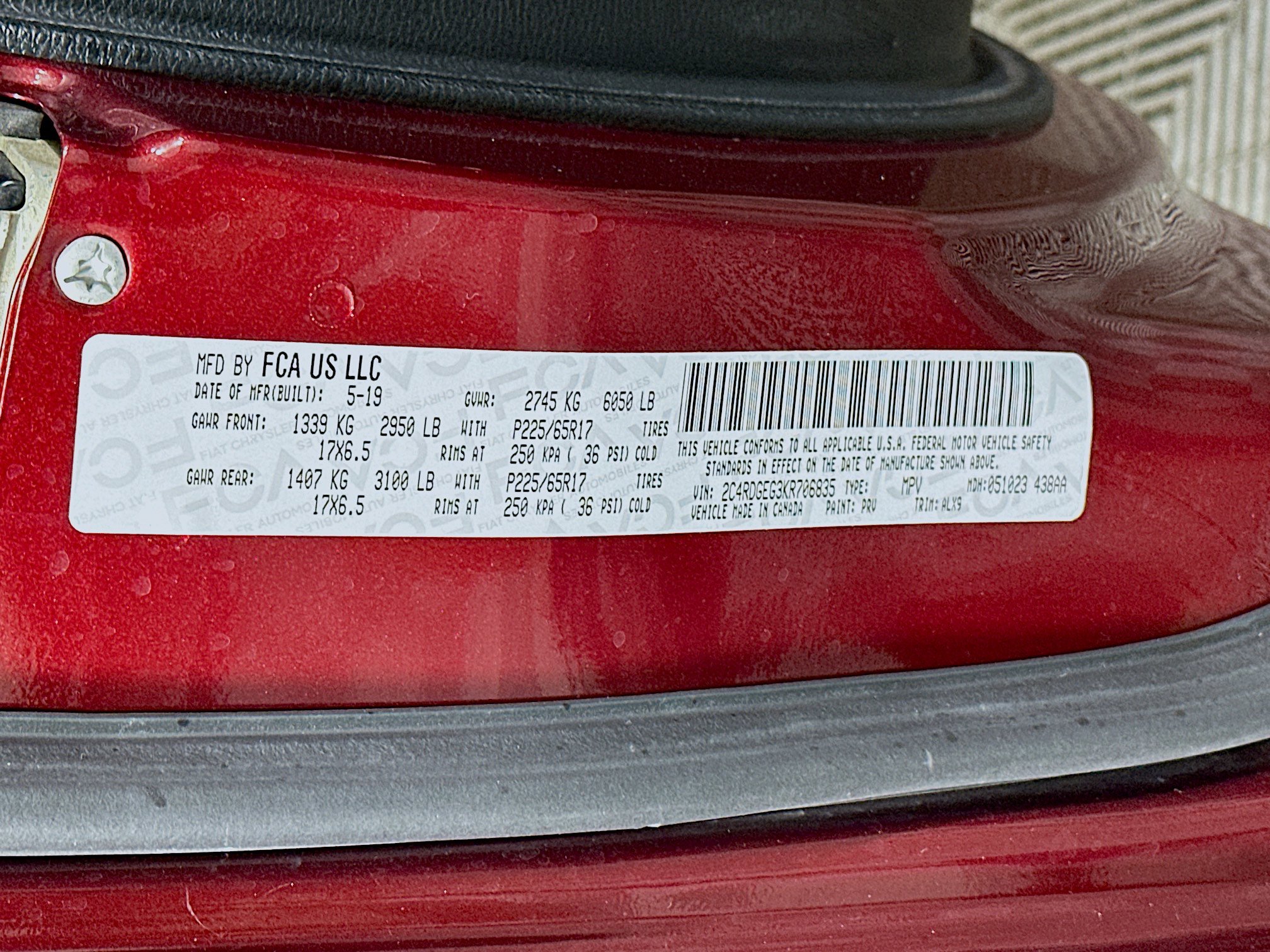 Used 2019 Dodge Grand Caravan GT FWD image 12