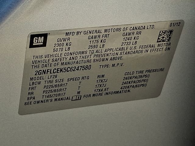 Used 2012 Chevrolet Equinox LS AWD/4WD image 29