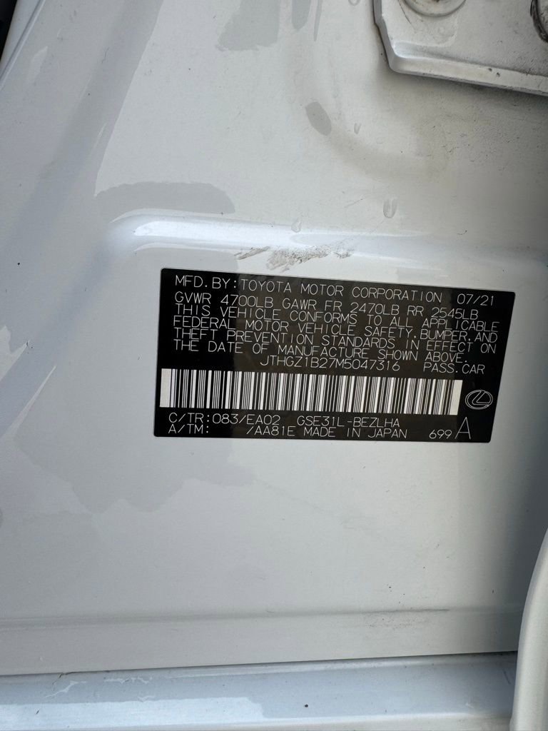 Used 2021 Lexus IS 350 F Sport w/ Navigation Package image 25