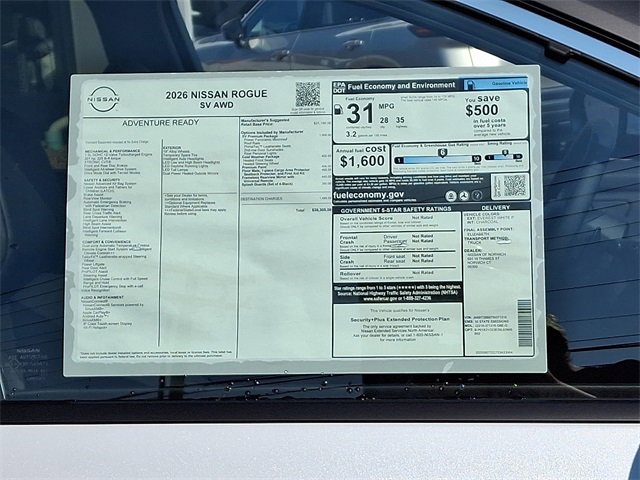 New 2026 Nissan Rogue SV w/ SV Premium Package image 10