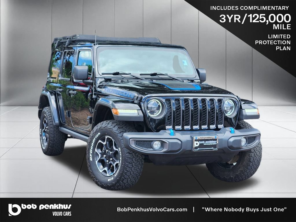 Used 2023 Jeep Wrangler Unlimited Rubicon 4xe w/ Cold Weather Group AWD/4WD image 1