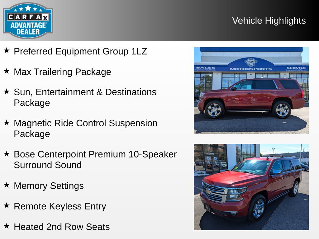 Used 2015 Chevrolet Tahoe LTZ AWD/4WD image 4
