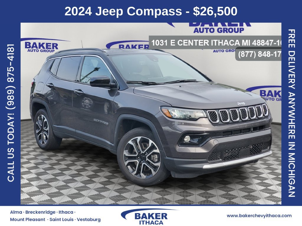 Used 2024 Jeep Compass Limited AWD/4WD image 1