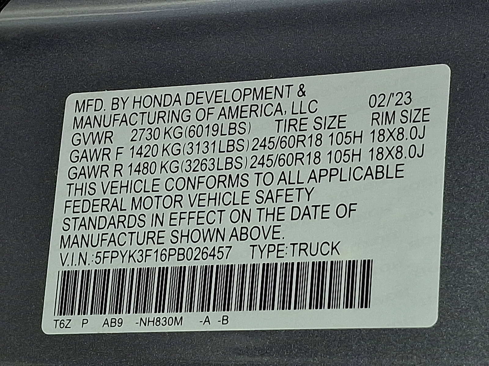 Used 2023 Honda Ridgeline Sport image 27