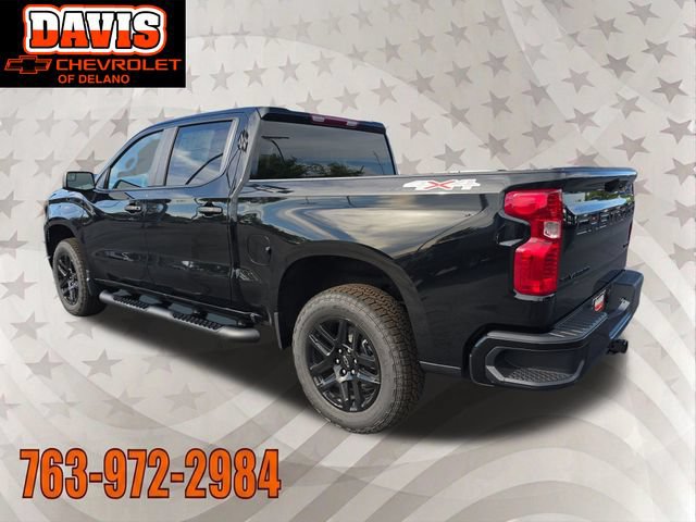 New 2026 Chevrolet Silverado 1500 Custom w/ Turbomax Blackout Package AWD/4WD image 4