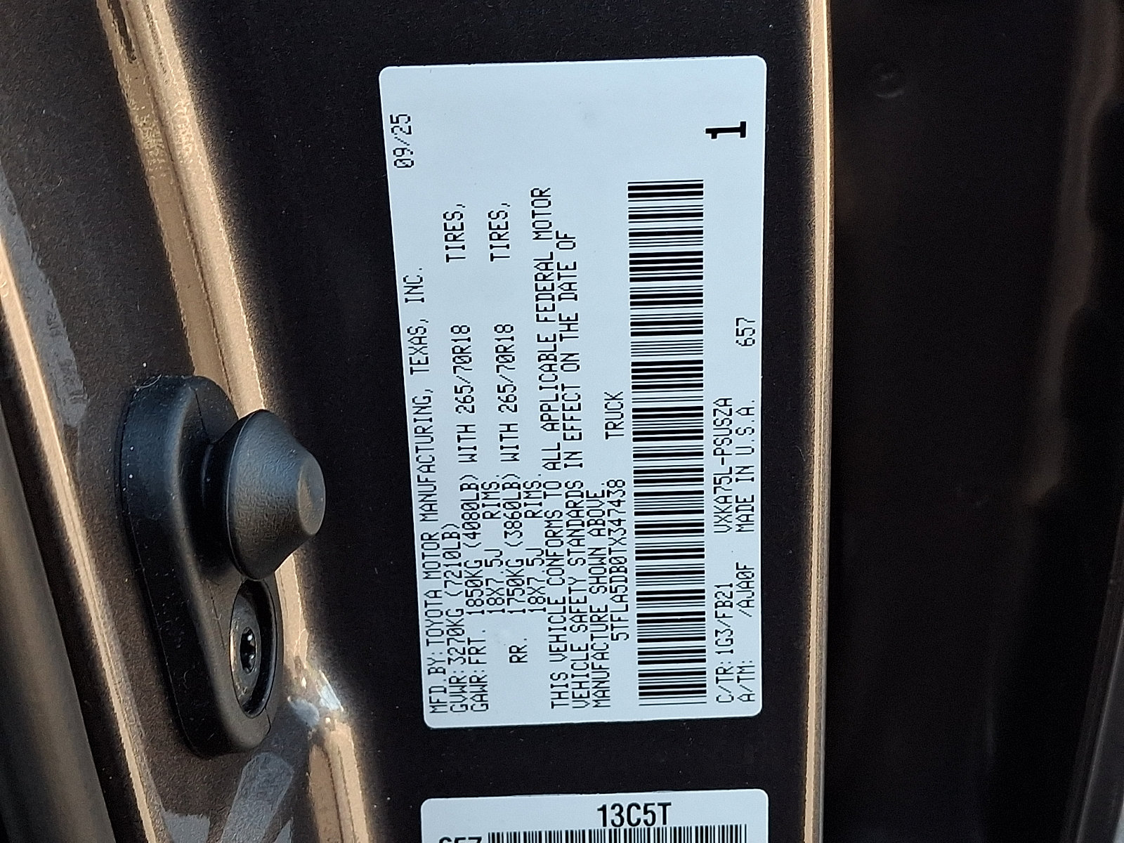 Certified 2026 Toyota Tundra SR5 AWD/4WD image 28