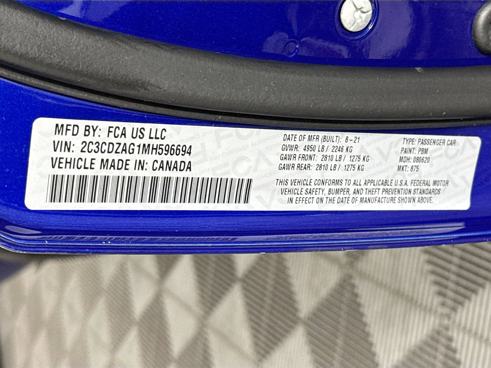 Used 2021 Dodge Challenger SXT w/ Blacktop Package RWD image 35