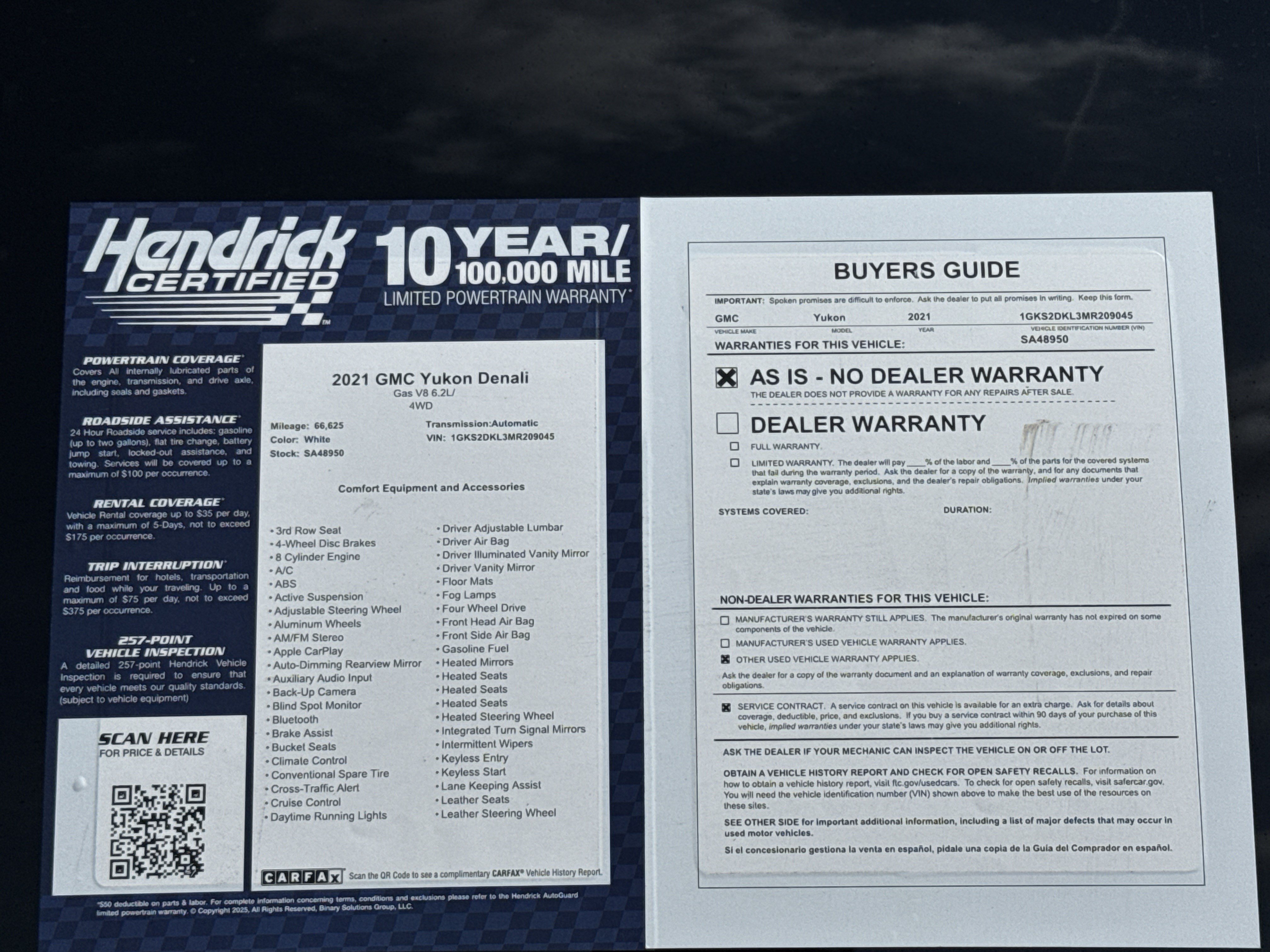 Used 2021 GMC Yukon Denali AWD/4WD image 43