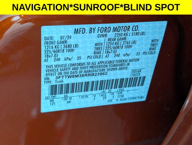 Used 2024 Ford Maverick Lariat FWD image 38