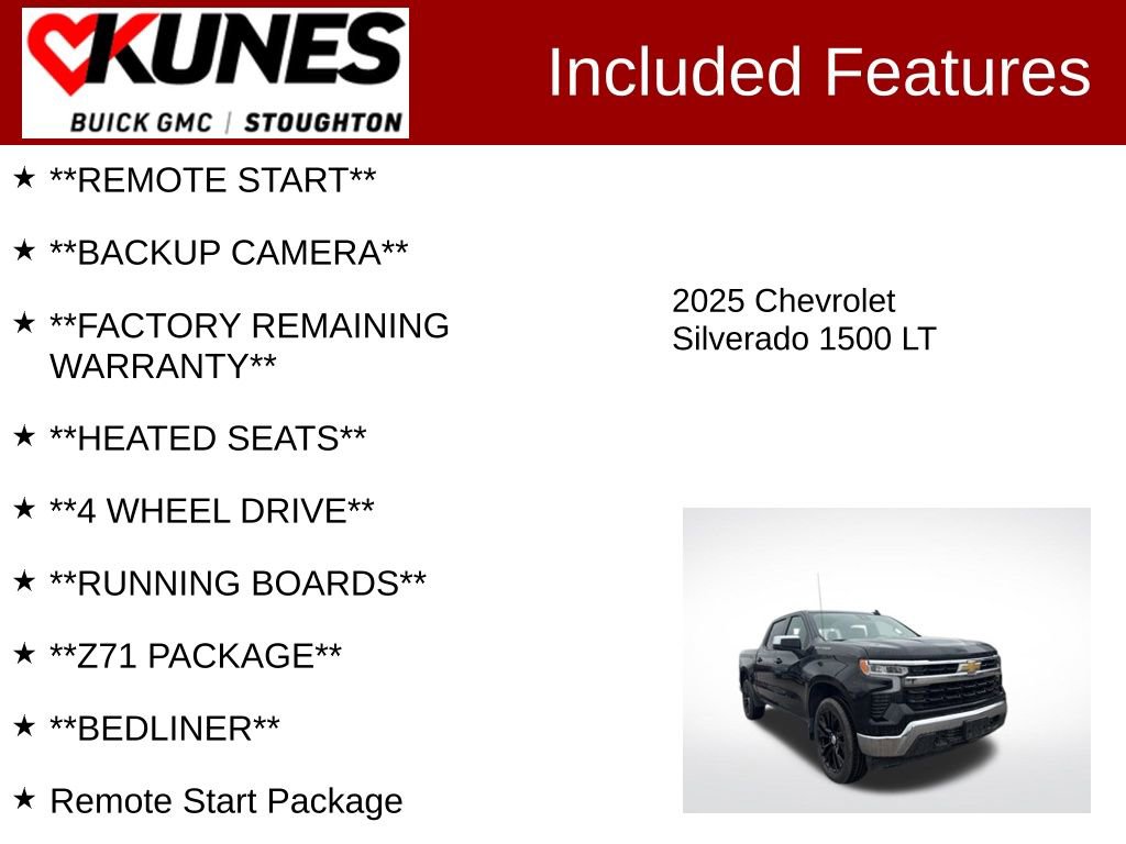 Used 2025 Chevrolet Silverado 1500 LT image 2