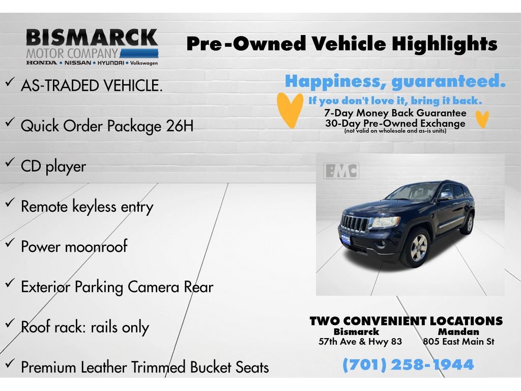 Used 2011 Jeep Grand Cherokee Limited AWD/4WD image 5
