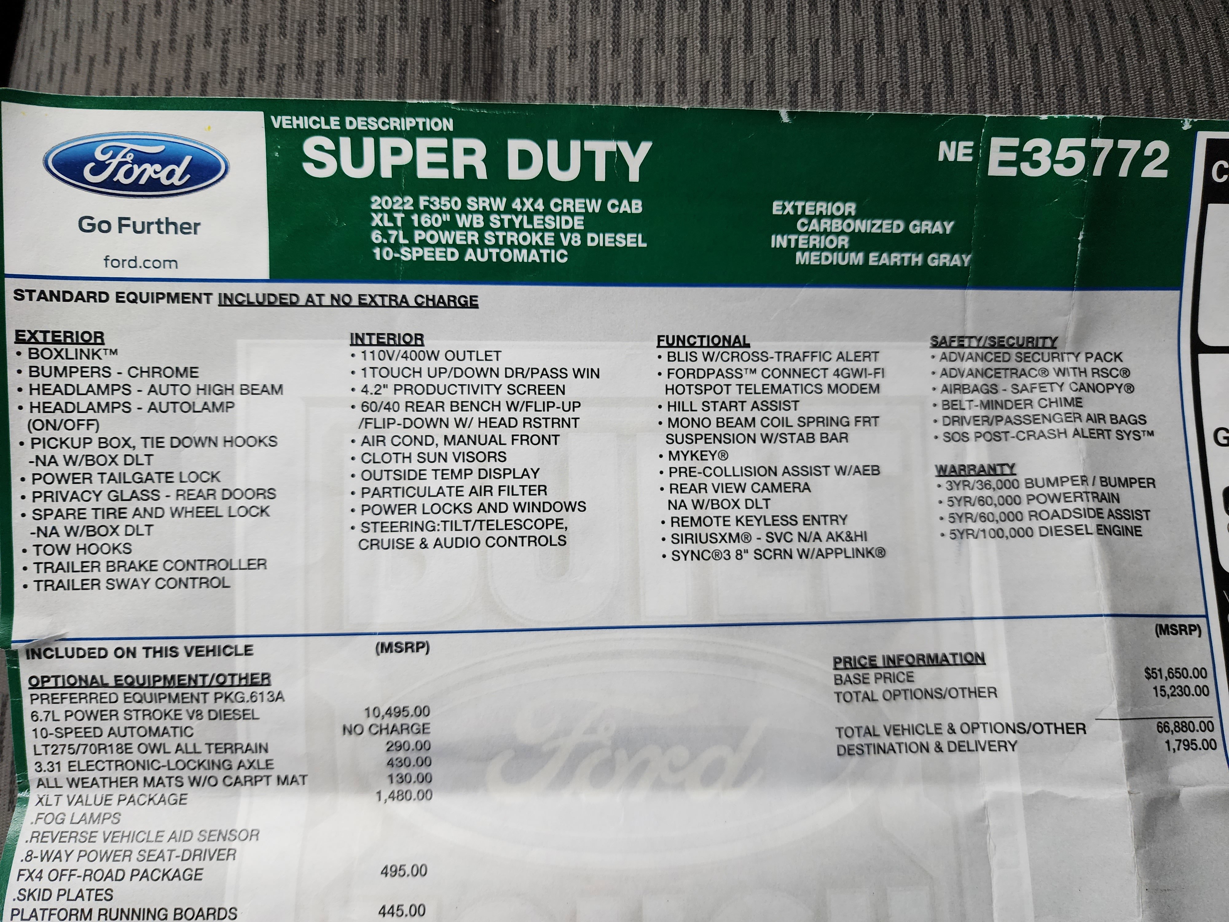 Used 2022 Ford F350 XLT w/ XLT Value Package image 47