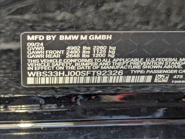 Certified 2025 BMW M3 Competition w/ Executive Package image 20