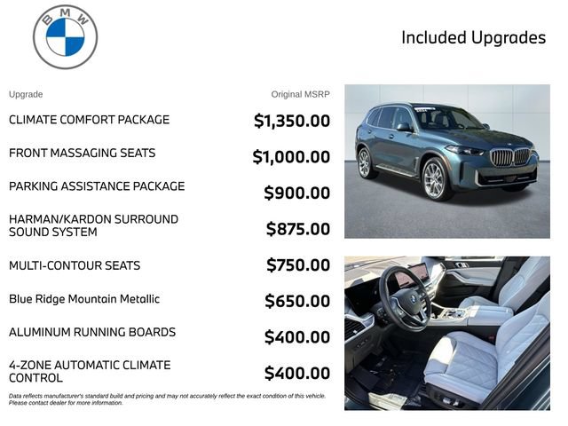 Certified 2024 BMW X5 xDrive50e w/ Climate Comfort Package AWD/4WD image 3