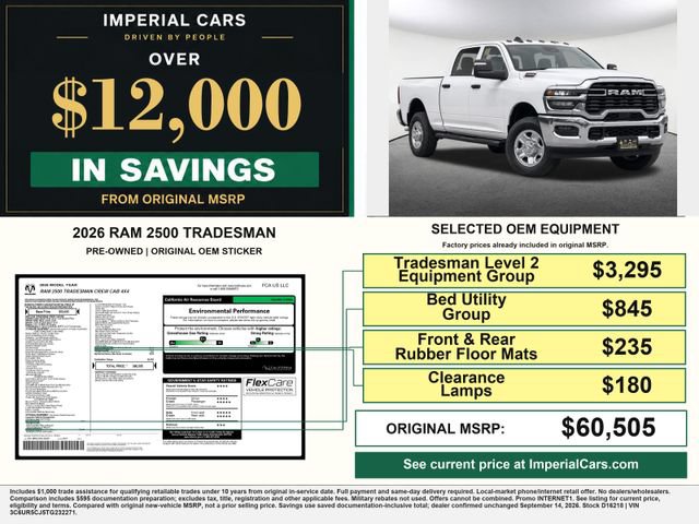 Used 2026 RAM 2500 Tradesman AWD/4WD image 3