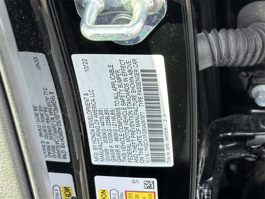 Certified 2022 Honda Accord Sport image 17