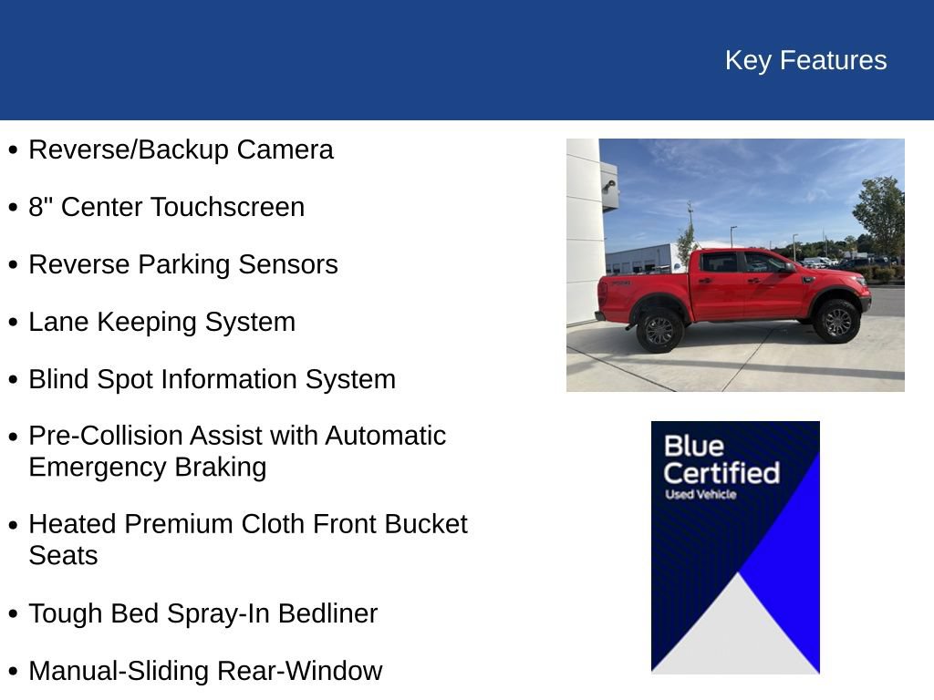 Certified 2021 Ford Ranger XLT w/ Equipment Group 302A High AWD/4WD image 27