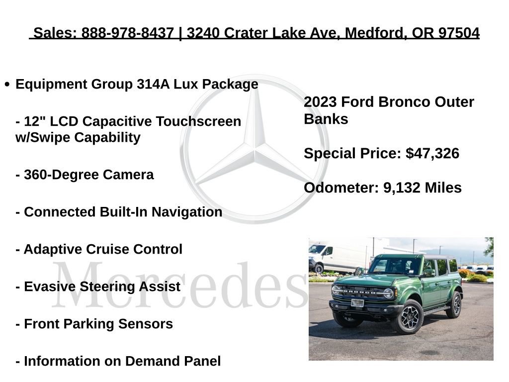Used 2023 Ford Bronco Outer Banks AWD/4WD image 6