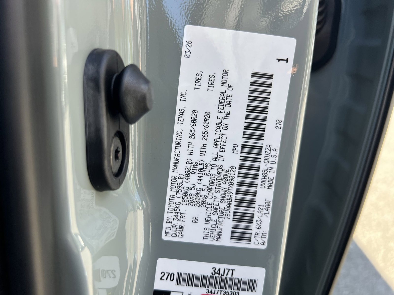 New 2026 Toyota Sequoia Platinum AWD/4WD image 22