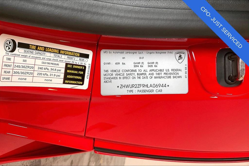 Used 2017 Lamborghini Huracan LP 580-2 image 34