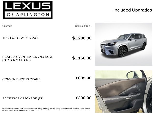 Certified 2026 Lexus TX 350 AWD w/ Technology Package image 4