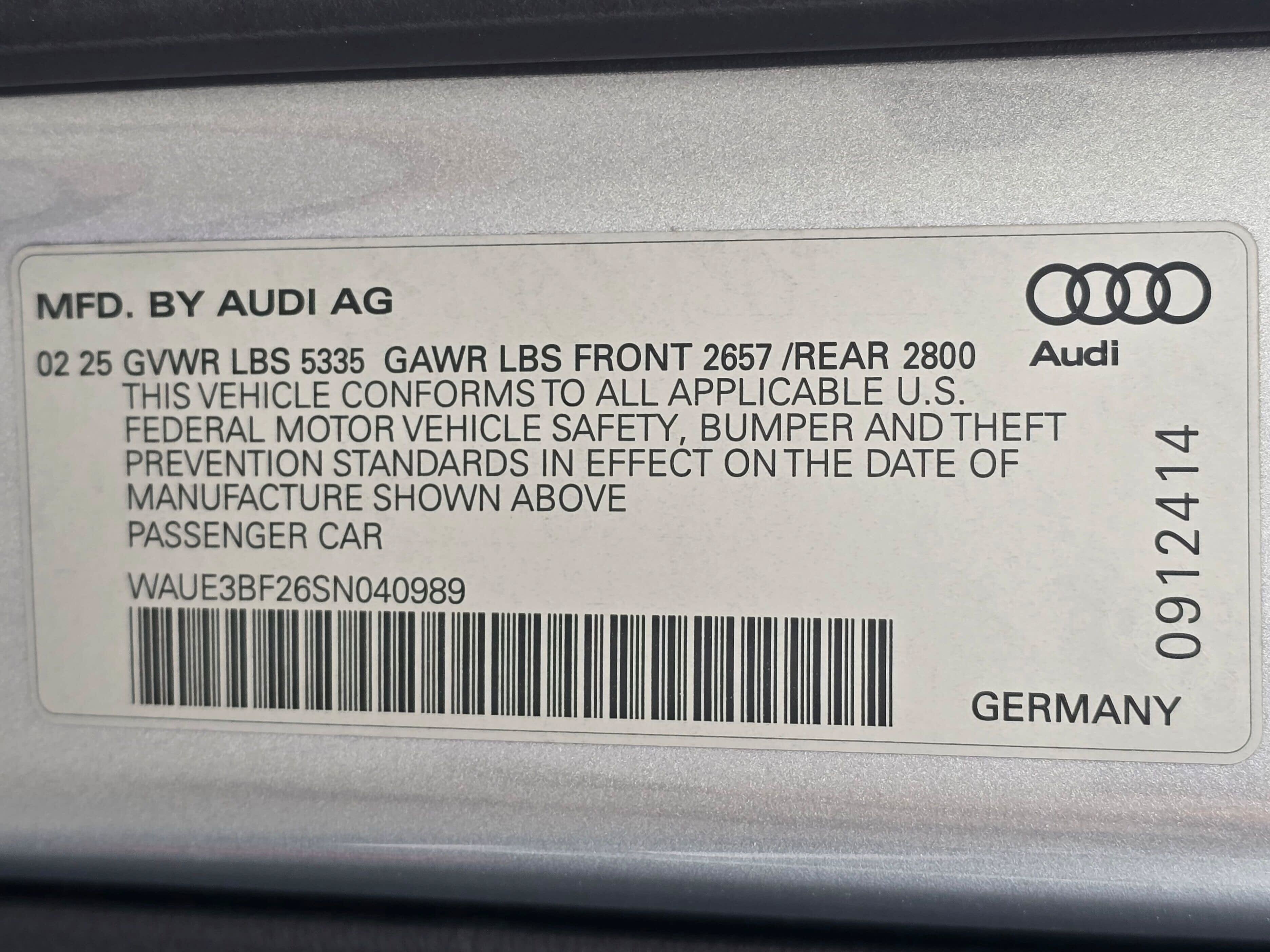 Certified 2025 Audi A6 Premium Plus w/ Premium Plus Package AWD/4WD image 30