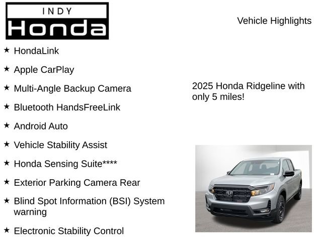 New 2025 Honda Ridgeline Sport+ image 7