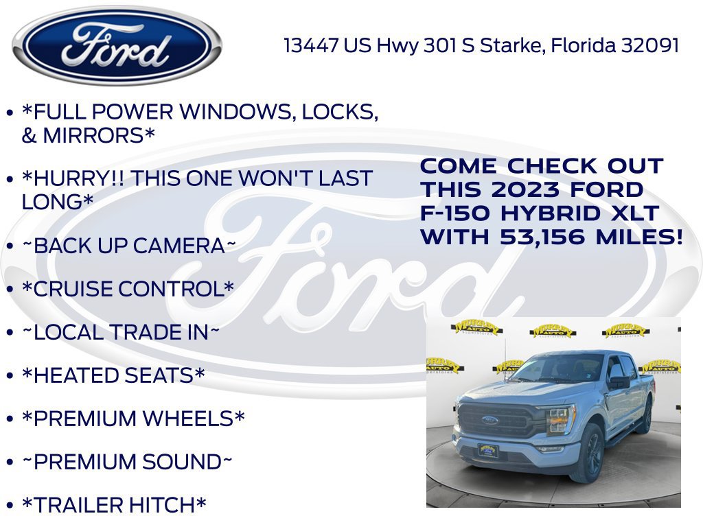Certified 2023 Ford F150 XLT w/ Equipment Group 302A High AWD/4WD image 12