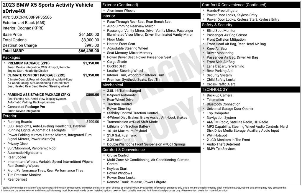 Used 2023 BMW X5 sDrive40i RWD image 41