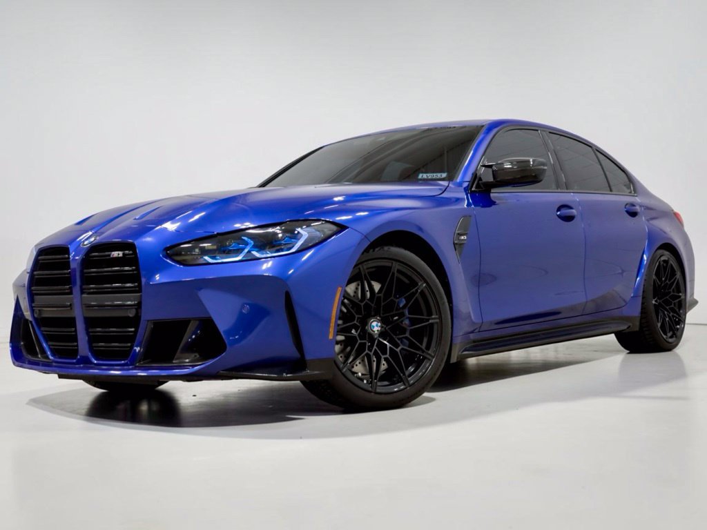 Used 2023 BMW M3 w/ M Carbon Exterior Package RWD image 2