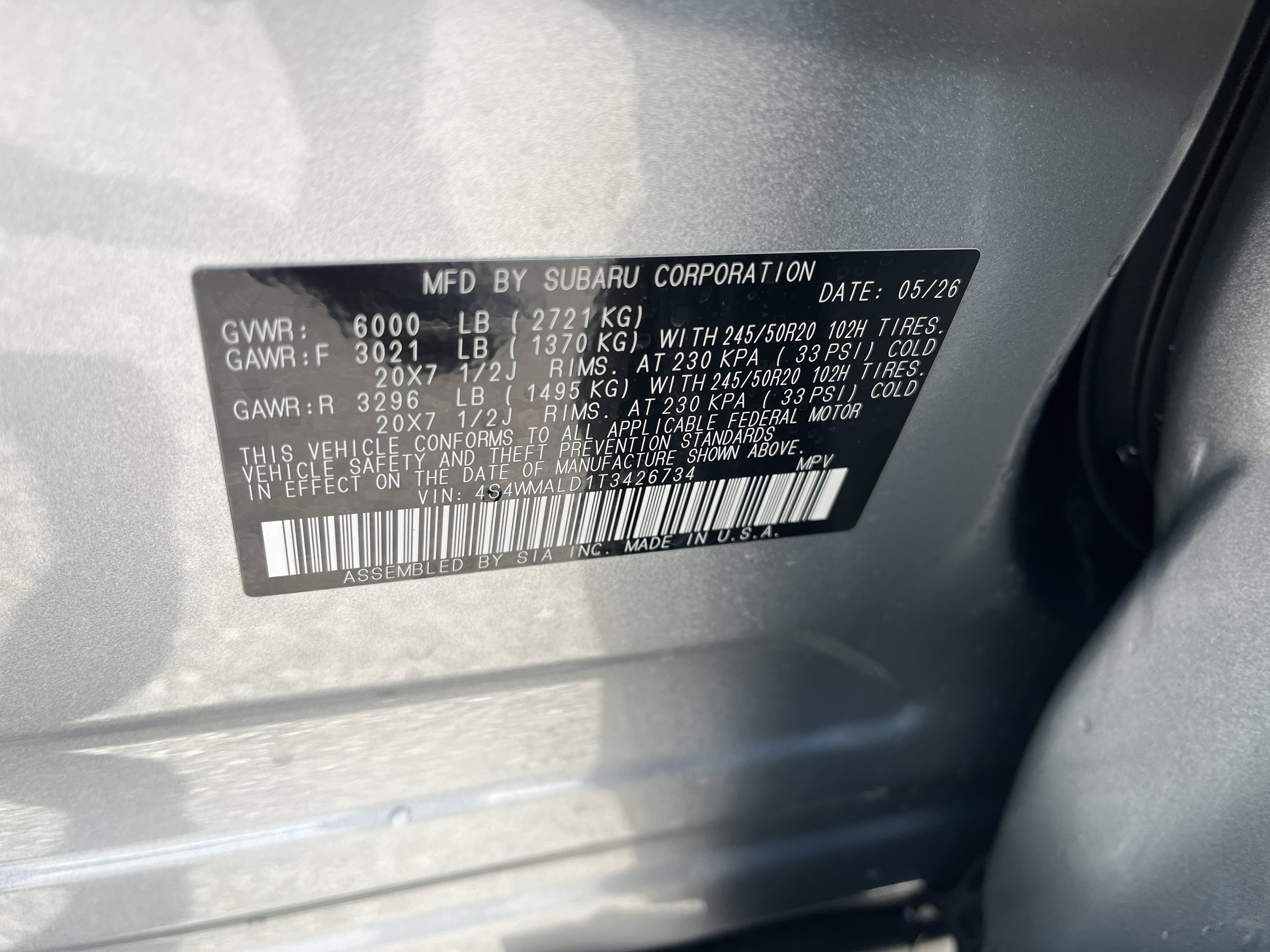 New 2026 Subaru Ascent Bronze Edition AWD/4WD image 27