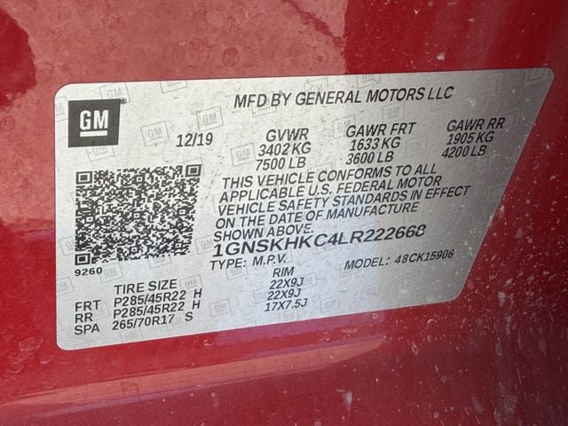 Used 2020 Chevrolet Suburban LT AWD/4WD image 28