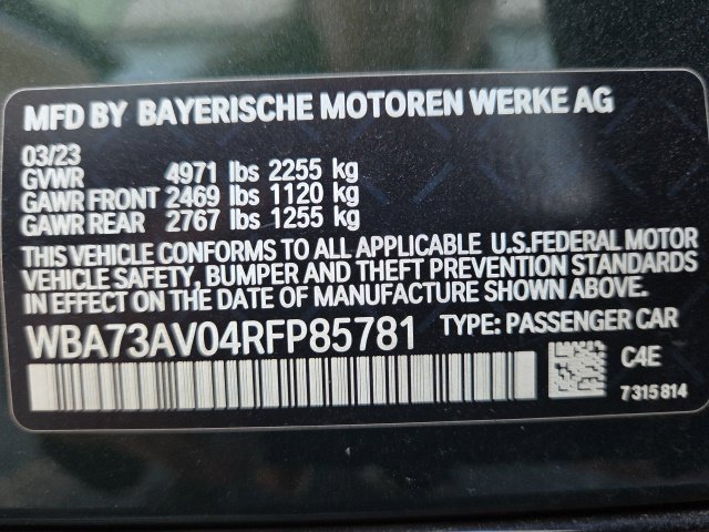 Used 2024 BMW 430i Gran Coupe xDrive w/ Premium Package AWD/4WD image 24