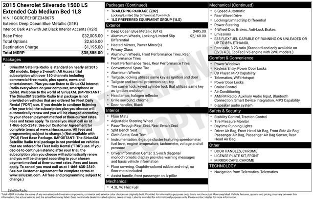 Used 2015 Chevrolet Silverado 1500 LS image 13