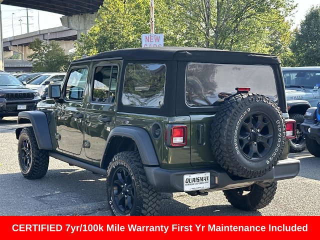 Certified 2022 Jeep Wrangler Unlimited Sport AWD/4WD image 5