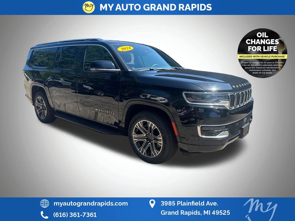 Used 2024 Jeep Wagoneer L Series II w/ Flexible Seating Group AWD/4WD 360° Tour