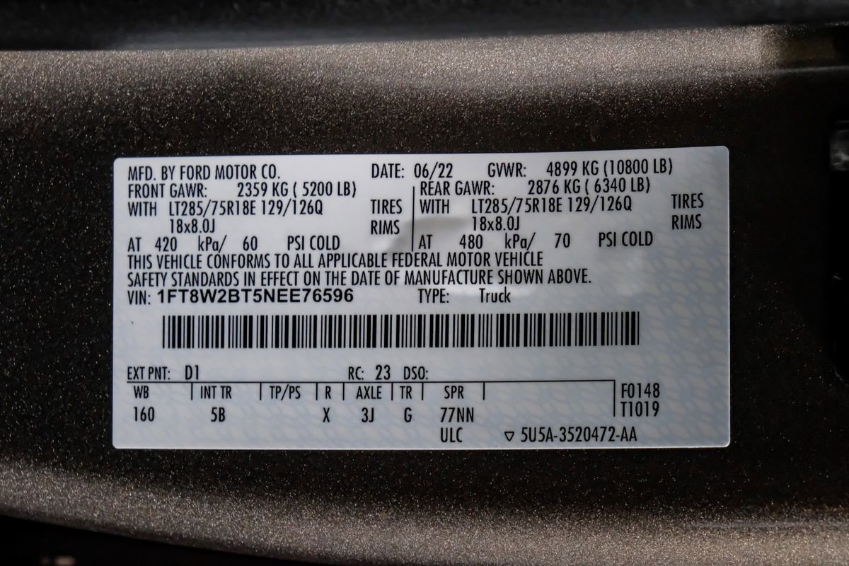 Used 2022 Ford F250 Lariat w/ Tremor Off-Road Package image 59