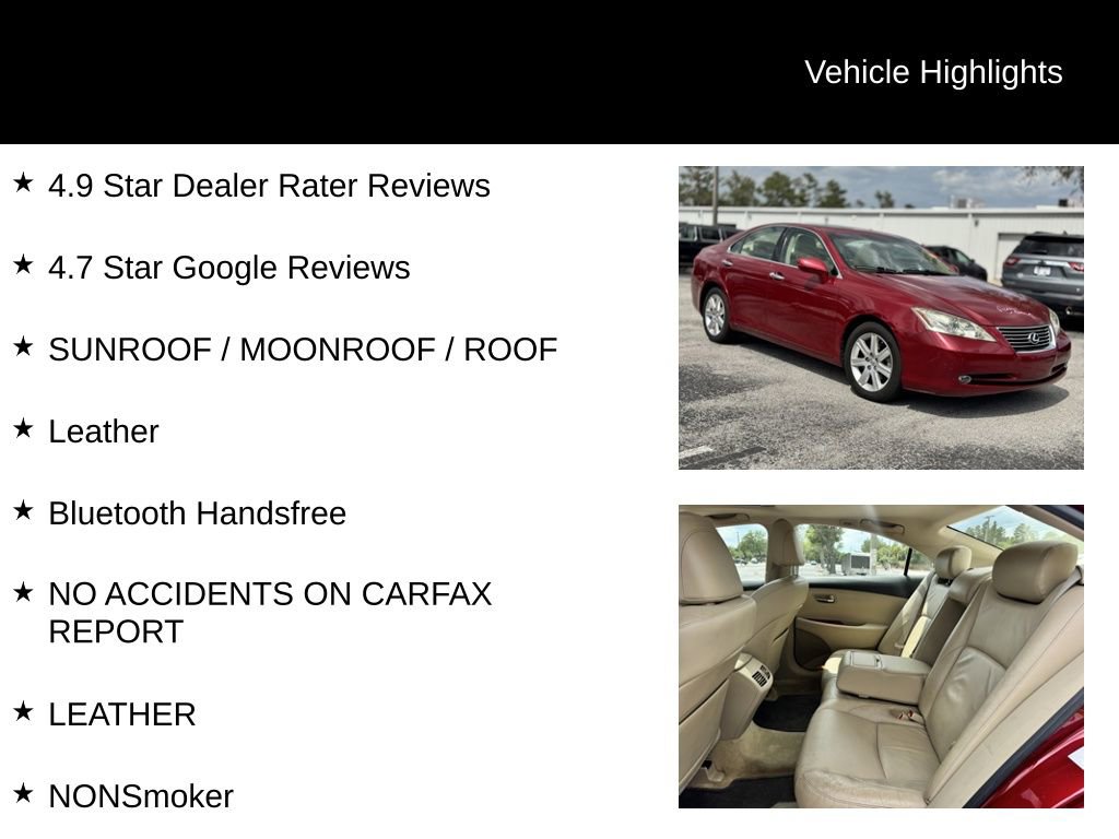 Used 2009 Lexus ES 350 FWD image 6